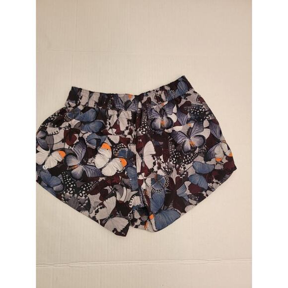 Lululemon Shorts 10 Go The Distance Biggie So Fly Butterfly Pizzaz Multi Black - Picture 5 of 12